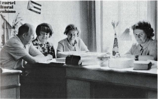 Валерий Столбов, Лилиана Бреверн, Альба Шлейфер и Галина Полонская (~1966)