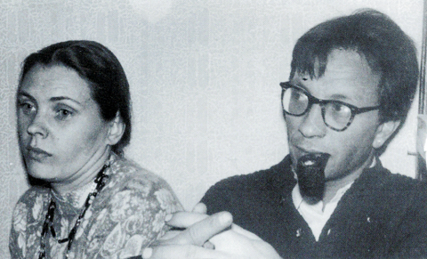 Илья Габай с женой Галиной. 1972г.