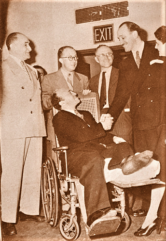 Встреча Михоэлса с Великими русскими князьями в США, 1943 г.