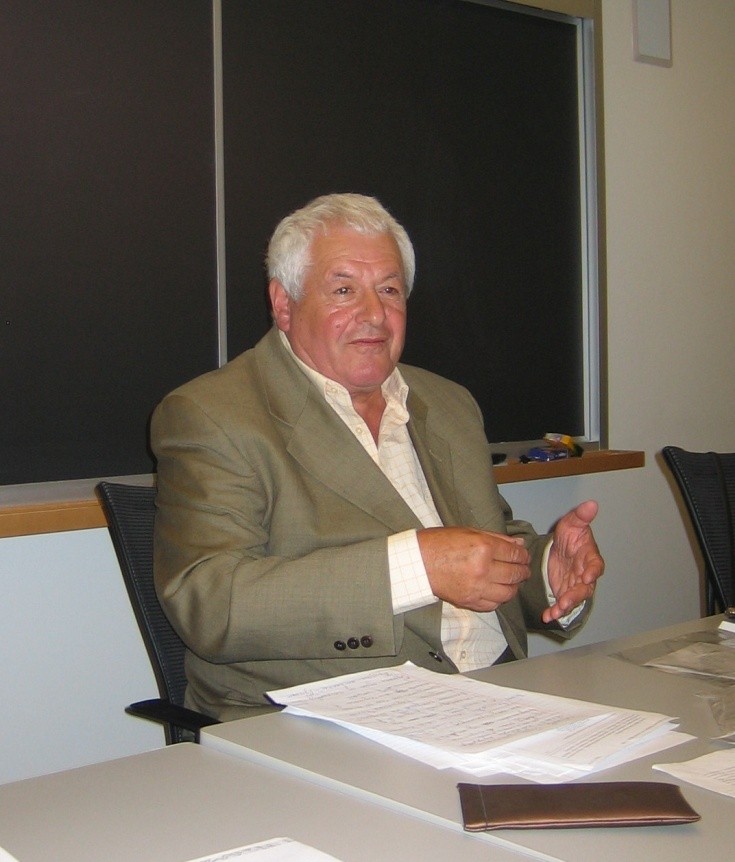 Владимир Гершович в Гарвардском Университете, 2007 г. (фото Максима Франк-Каменецкого)
