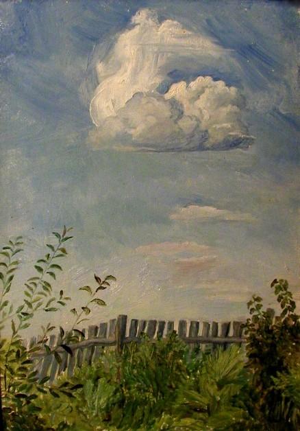 Summer Motif with a Cloud