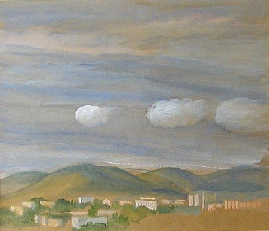 Clouds above Hills of Beer-Sheva