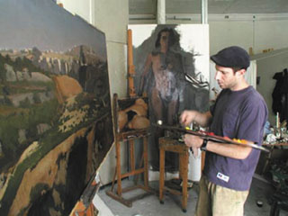 Herschberg At work at JSS's independent studios