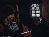 Religious Jews in Synagogue