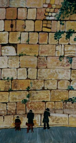 Praing at the Western Wall