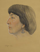 "Портрет архитектора Н.Л. Тевзадзе", 1982