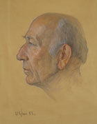 "Старик-натурщик", 1983