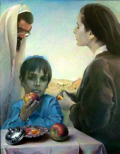 When we eat apples with honey