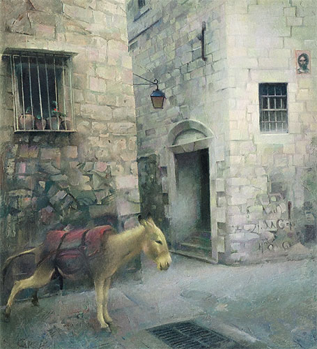 Old Jerusalem. Pi-pi